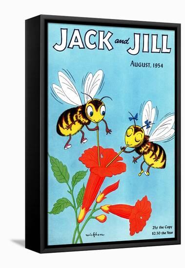 Honey Bee's Delight - Jack and Jill, August 1954-Wilmer Wickham-Framed Premier Image Canvas