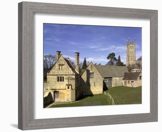 Honey Coloured Stone Buildings, Chipping Campden, the Cotswolds, Gloucestershire, England-David Hughes-Framed Photographic Print