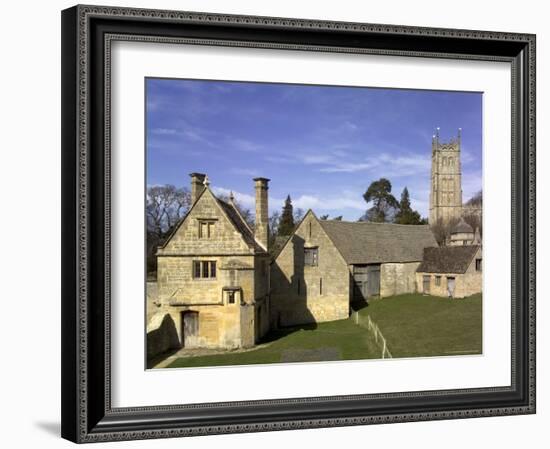 Honey Coloured Stone Buildings, Chipping Campden, the Cotswolds, Gloucestershire, England-David Hughes-Framed Photographic Print