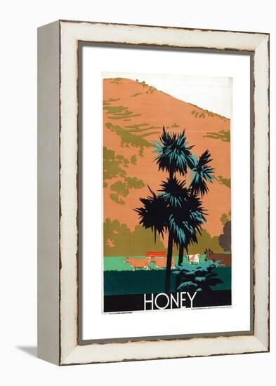 Honey, from the Series 'Buy New Zealand Produce'-Frank Newbould-Framed Premier Image Canvas