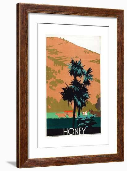 Honey, from the Series 'Buy New Zealand Produce'-Frank Newbould-Framed Giclee Print