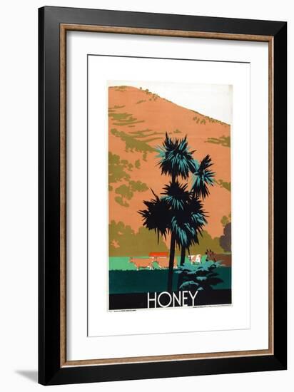 Honey, from the Series 'Buy New Zealand Produce'-Frank Newbould-Framed Giclee Print