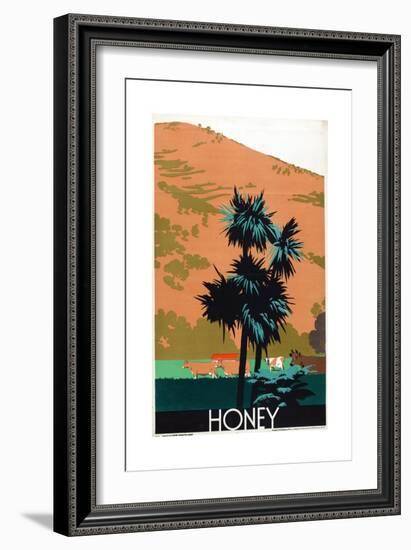 Honey, from the Series 'Buy New Zealand Produce'-Frank Newbould-Framed Giclee Print