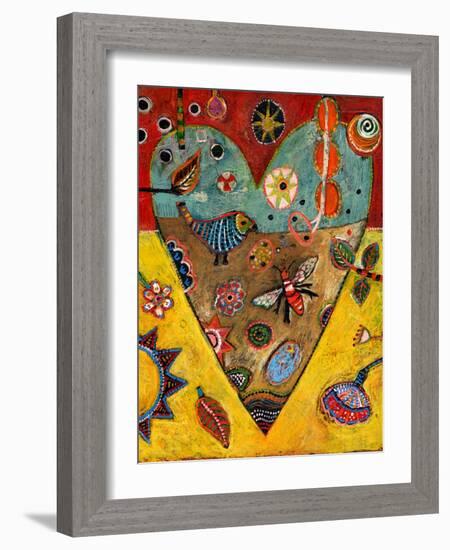 Honey Heart-Jill Mayberg-Framed Giclee Print