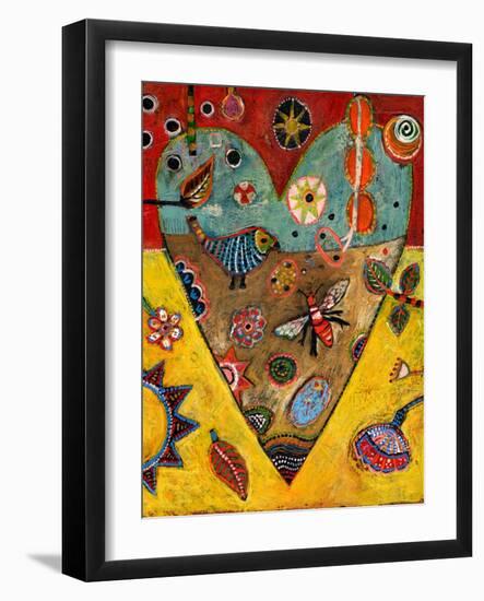 Honey Heart-Jill Mayberg-Framed Giclee Print