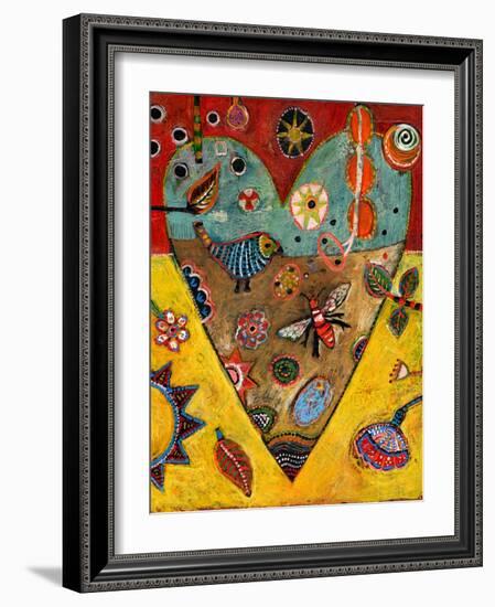 Honey Heart-Jill Mayberg-Framed Giclee Print