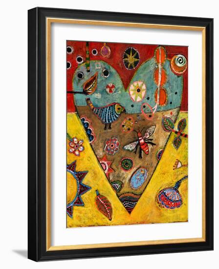 Honey Heart-Jill Mayberg-Framed Giclee Print