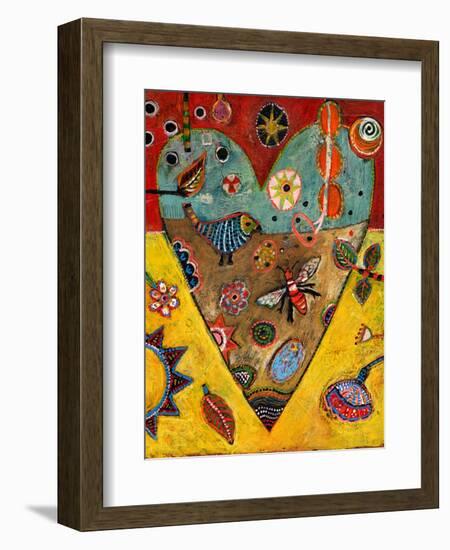 Honey Heart-Jill Mayberg-Framed Giclee Print