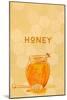 Honey Jar - Letterpress-Lantern Press-Mounted Art Print