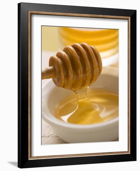 Honey Running from a Honey Dipper-null-Framed Photographic Print