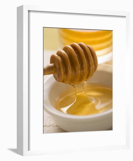 Honey Running from a Honey Dipper-null-Framed Photographic Print