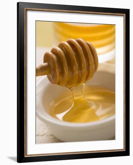 Honey Running from a Honey Dipper-null-Framed Photographic Print