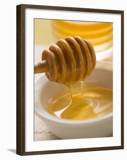 Honey Running from a Honey Dipper-null-Framed Photographic Print