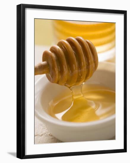 Honey Running from a Honey Dipper-null-Framed Photographic Print