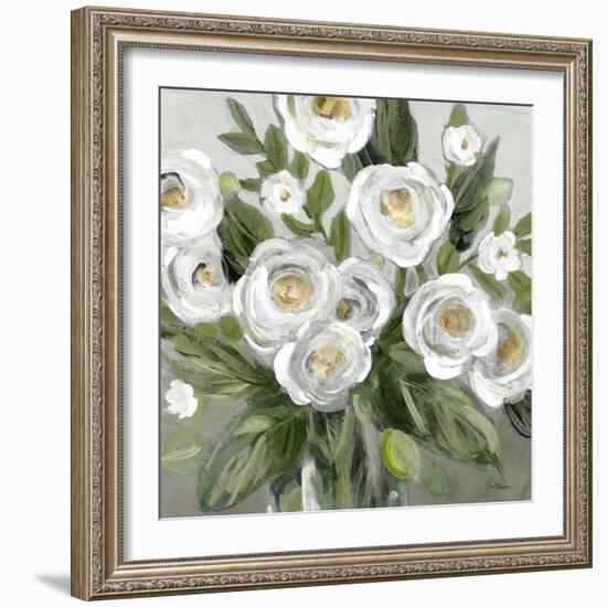 Honey White Blossoms-Carol Robinson-Framed Art Print