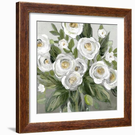 Honey White Blossoms-Carol Robinson-Framed Art Print