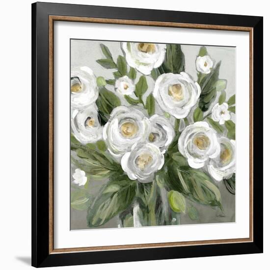 Honey White Blossoms-Carol Robinson-Framed Art Print