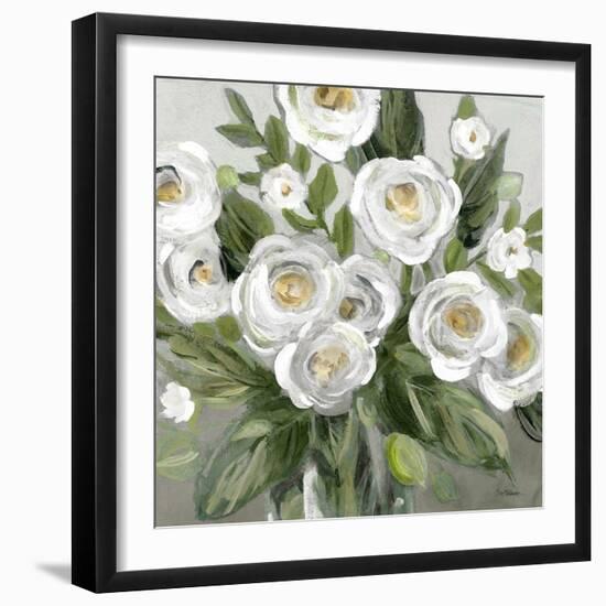 Honey White Blossoms-Carol Robinson-Framed Art Print