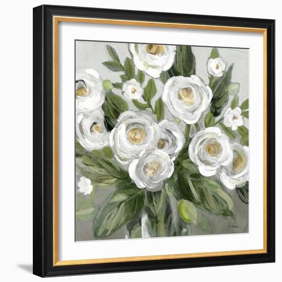 Honey White Blossoms-Carol Robinson-Framed Art Print