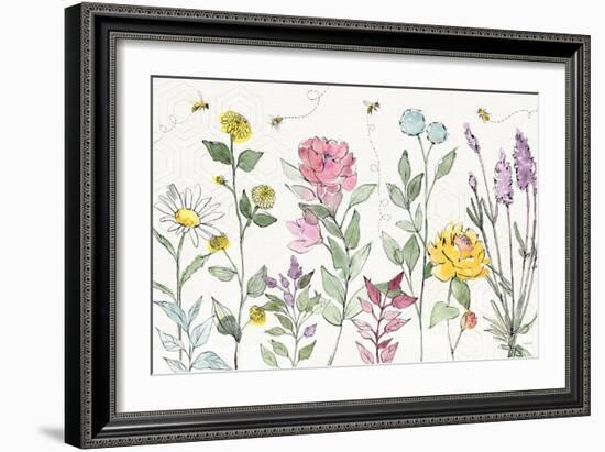 Honeybee Blossoms I-Anne Tavoletti-Framed Art Print