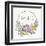 Honeybee Blossoms IX-Anne Tavoletti-Framed Art Print