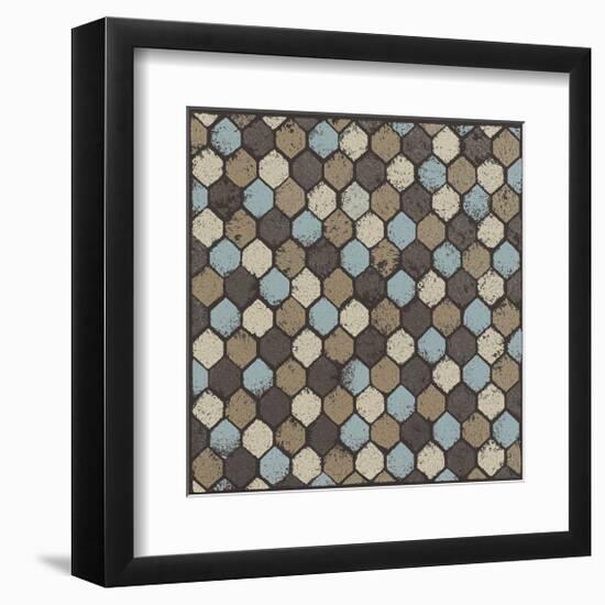 Honeycomb (Blue)-Susan Clickner-Framed Giclee Print