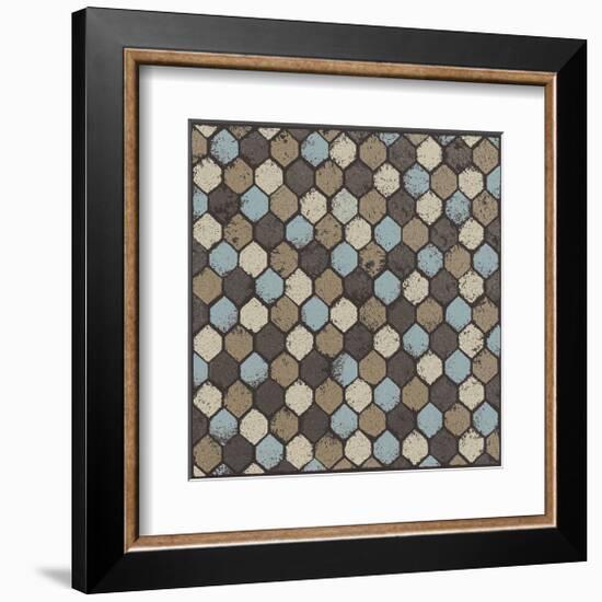 Honeycomb (Blue)-Susan Clickner-Framed Giclee Print