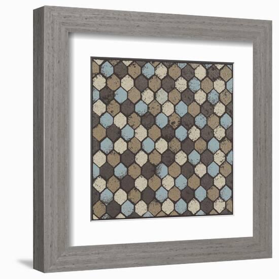 Honeycomb (Blue)-Susan Clickner-Framed Giclee Print