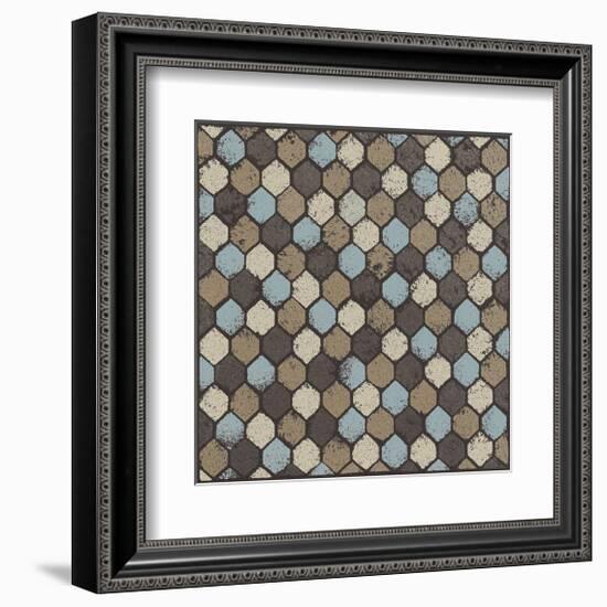 Honeycomb (Blue)-Susan Clickner-Framed Giclee Print