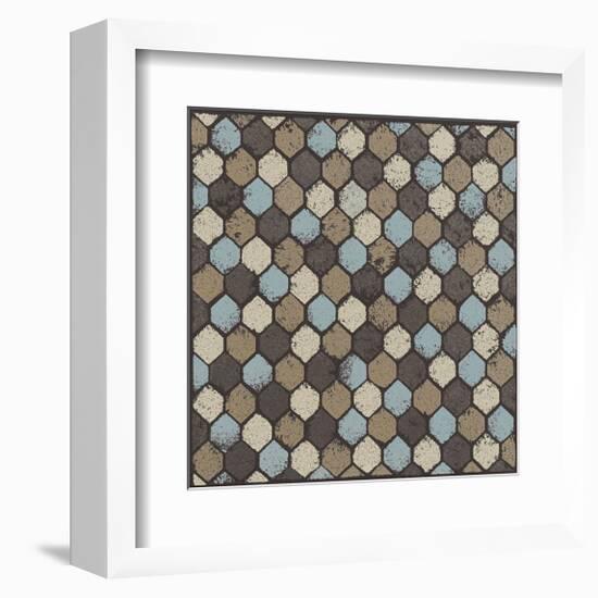 Honeycomb (Blue)-Susan Clickner-Framed Giclee Print