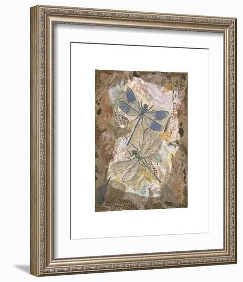 Honeycomb Dragonflies-David Hewitt-Framed Giclee Print