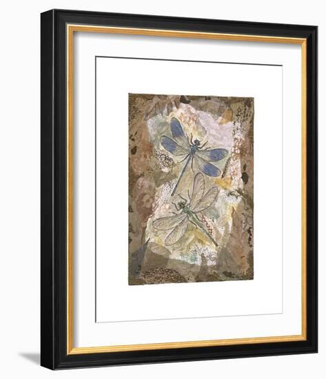 Honeycomb Dragonflies-David Hewitt-Framed Giclee Print