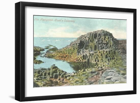 Honeycomb, Giant's Causeway, Northern Ireland-null-Framed Art Print