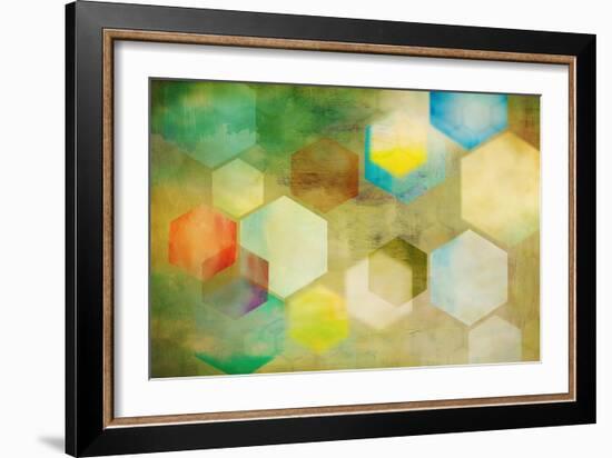 Honeycomb II-Anna Polanski-Framed Art Print