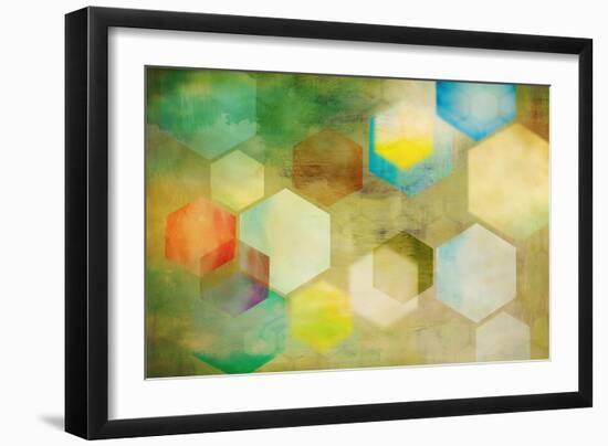 Honeycomb II-Anna Polanski-Framed Art Print
