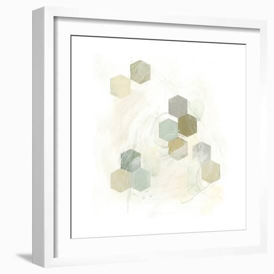 Honeycomb Reaction III-June Vess-Framed Art Print