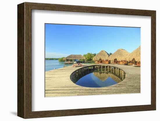 Honeymoon Couple, Saint Georges Caye Resort, Belize, Central Americ-Stuart Westmorland-Framed Photographic Print