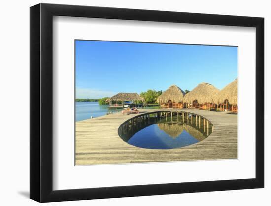 Honeymoon Couple, Saint Georges Caye Resort, Belize, Central Americ-Stuart Westmorland-Framed Photographic Print