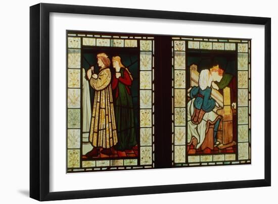 Honeymoon of King Rene of Anjou, by Burne-Jones and Dante G. Rossetti, 1862-Dante Gabriel Rossetti-Framed Giclee Print