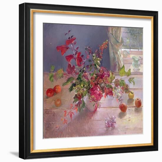 Honeysuckle and Berries, 1993-Timothy Easton-Framed Giclee Print