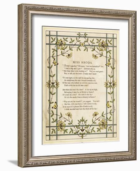 Honeysuckle Border-Thomas Crane-Framed Photographic Print