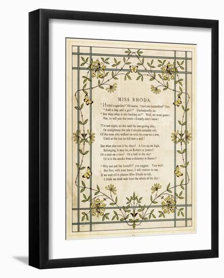 Honeysuckle Border-Thomas Crane-Framed Photographic Print