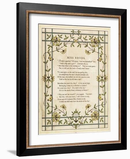 Honeysuckle Border-Thomas Crane-Framed Photographic Print