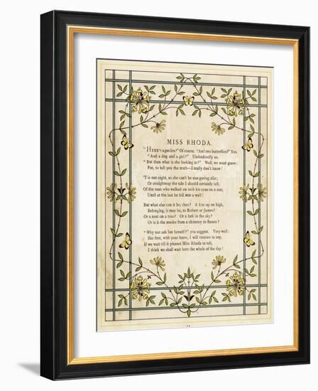 Honeysuckle Border-Thomas Crane-Framed Photographic Print