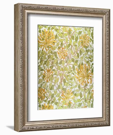 Honeysuckle Design, 1883-William Morris-Framed Giclee Print