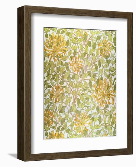 Honeysuckle Design, 1883-William Morris-Framed Giclee Print