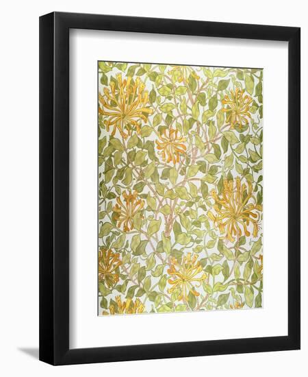 Honeysuckle Design, 1883-William Morris-Framed Giclee Print