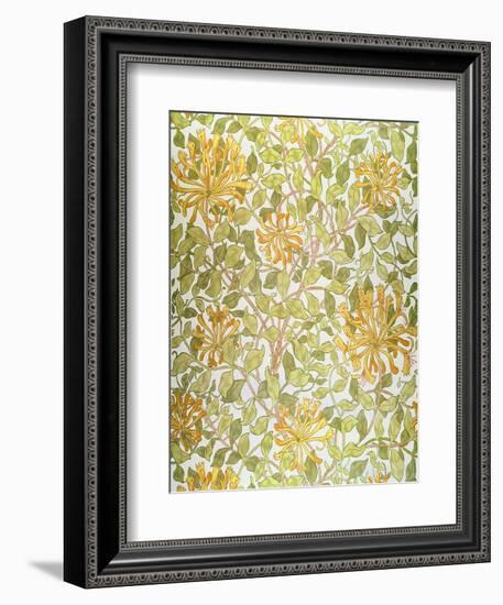 Honeysuckle Design, 1883-William Morris-Framed Giclee Print