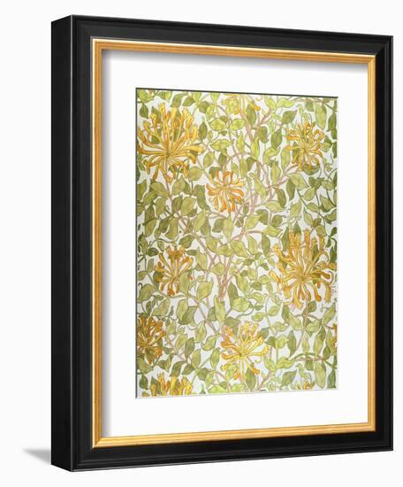 Honeysuckle Design, 1883-William Morris-Framed Giclee Print