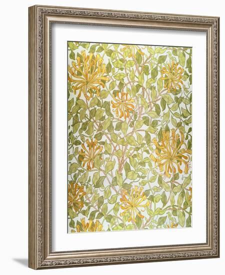 Honeysuckle Design, 1883-William Morris-Framed Giclee Print